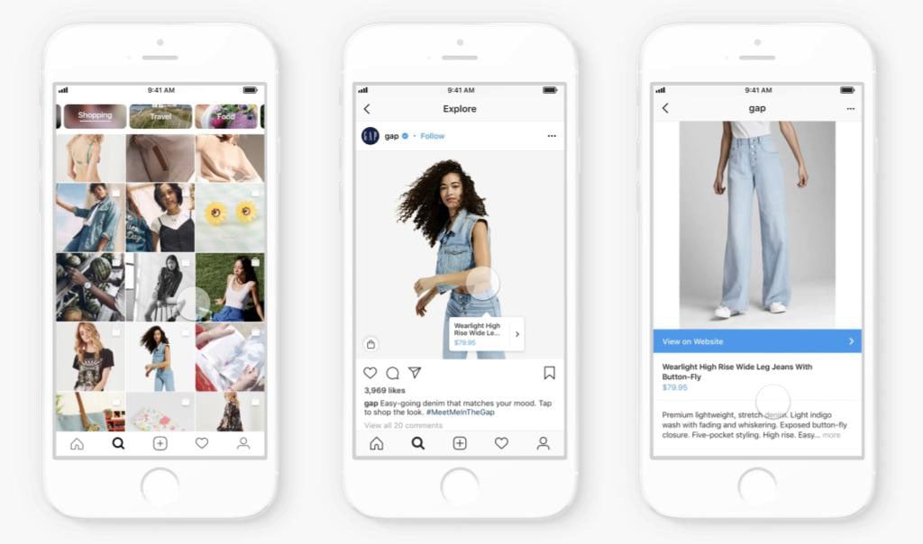 Instagram Shopping the new showcase